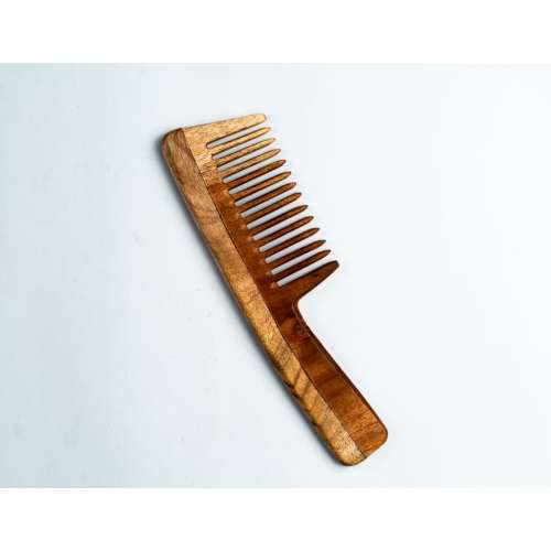 Nat Habit: Kacchi Neem Comb (Wide + Dual Combo)