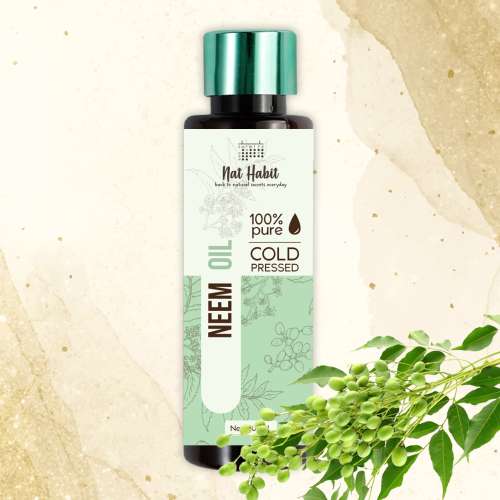 Nat Habit: Cold Pressed 100% Pure Neem Oil - 200ml Nat Habit: Cold Pressed 100% Pure Neem Oil - 200ml