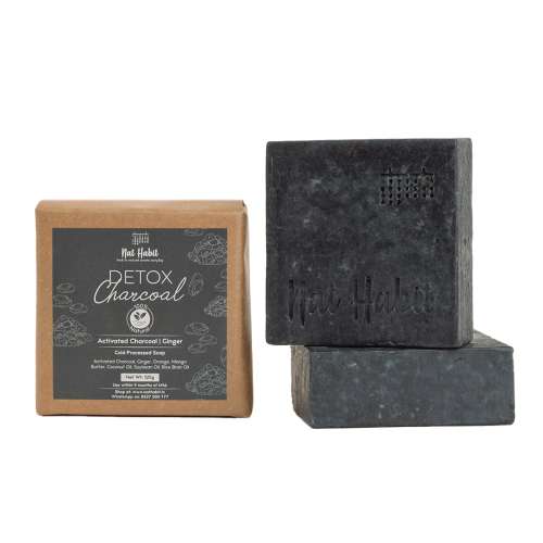 Nat Habit: Detox Charcoal Soap - 125g (Twin Pack of 2)