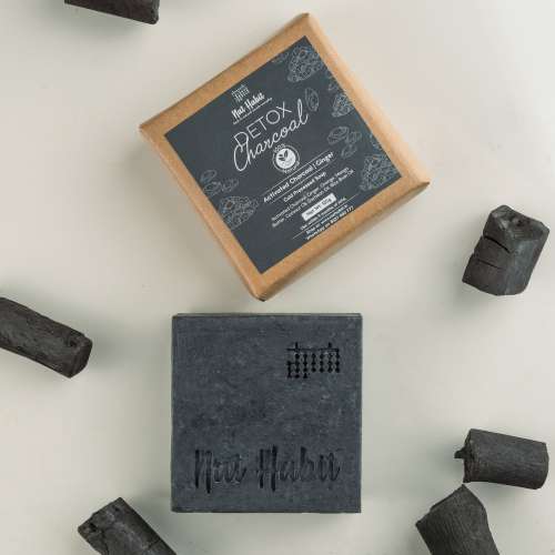 Nat Habit: Detox Charcoal Soap - 125g (Twin Pack of 2)