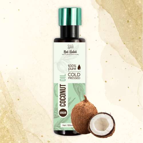 Nat Habit: Cold Pressed 100% Pure Virgin Coconut Oil - 100ml Nat Habit: Cold Pressed 100% Pure Virgin Coconut Oil - 100ml