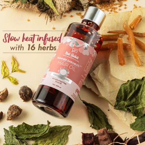 Nat Habit: Hibiscus Amla Hair Growth Summer Dasabuti Hair Oil - 100 ml Nat Habit: Hibiscus Amla Hair Growth Summer Dasabuti Hair Oil - 100 ml