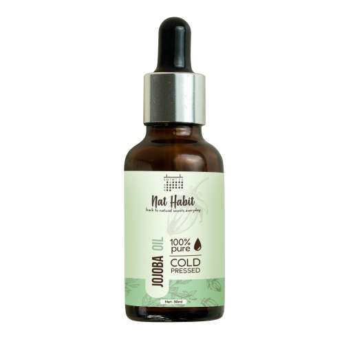 Nat Habit: Cold Pressed 100% Pure Jojoba Oil - 30 ml