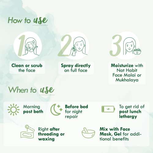 Nat Habit: Mogra Jal (Mogra Water) - 100ml Nat Habit: Mogra Jal (Mogra Water) - 100ml