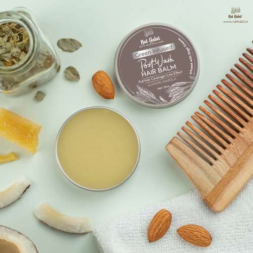 Nat Habit: Almond Marula Post-Wash Hair Balm - 25ml Nat Habit: Almond Marula Post-Wash Hair Balm - 25ml