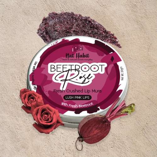 Nat Habit: Beetroot Rose Lip Mura - 20gm