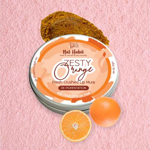 Nat Habit: Zesty Orange Lip Mura - 20gm