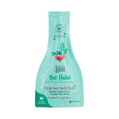 Nat Habit: Tri-Leaf FRESH Hair Mask (NutriMask) - Pack of 2 Nat Habit: Tri-Leaf FRESH Hair Mask (NutriMask) - Pack of 2