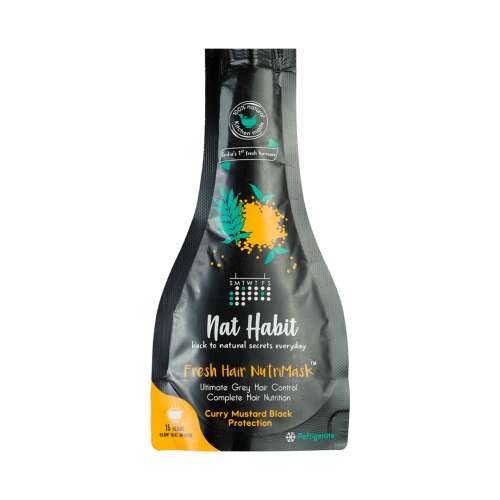 Nat Habit: Curry Mustard FRESH Hair Mask (NutriMask) - Pack of 2