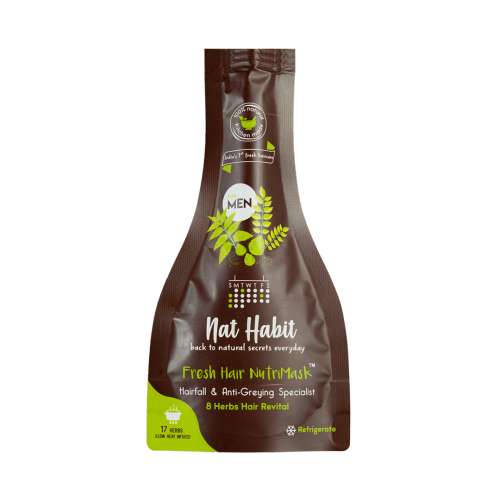 Nat Habit: Men's Revital FRESH Hair Mask (NutriMask) - Pack of 2 Nat Habit: Men's Revital FRESH Hair Mask (NutriMask) - Pack of 2