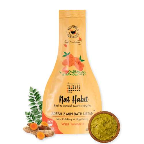 Nat Habit: Fresh Wild Turmeric Body Ubtan (Pack of 3)