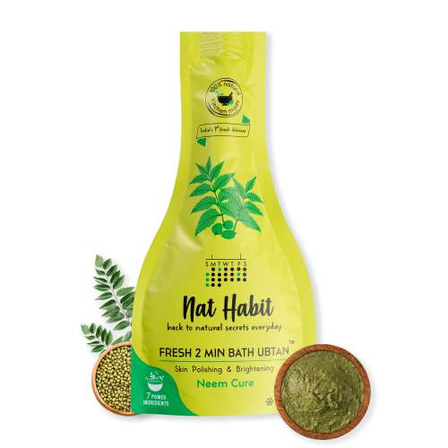 Nat Habit: Fresh Neem Cure Body Ubtan (Pack of 3)