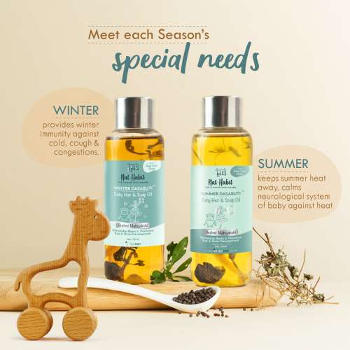 Nat Habit: SUMMER Baby Scalp & Hair Daily Massage Oil - 110ml