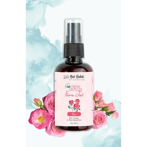 Nat Habit: Pure Gulab Jal (Rose Water) - 100ml