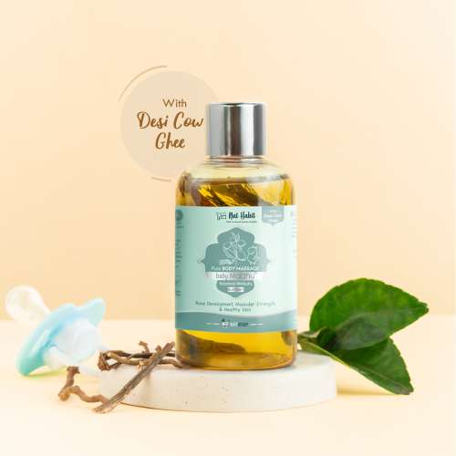 Nat Habit: SUMMER Baby Maahu, Daily Body Massage Oil - 100ml
