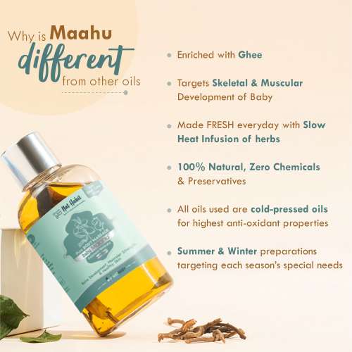 Nat Habit: SUMMER Baby Maahu, Daily Body Massage Oil - 100ml