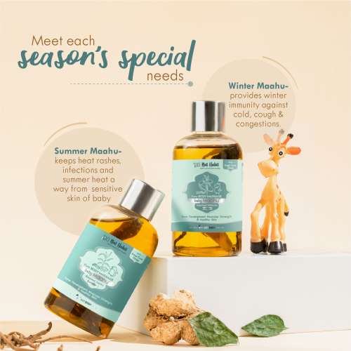 Nat Habit: SUMMER Baby Maahu, Daily Body Massage Oil - 100ml