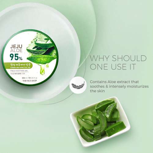 The Face Shop: Jeju Aloe Fresh Soothing Gel - 300ml