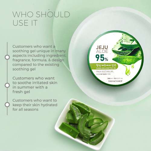 The Face Shop: Jeju Aloe Fresh Soothing Gel - 300ml