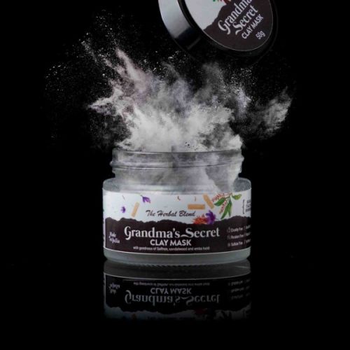 The Herbal Blend: Grandma's secret clay Mask - 50gm The Herbal Blend: Grandma's secret clay Mask - 50gm