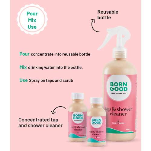 Born Good: Tap & shower cleaner concentrate  - 100ml