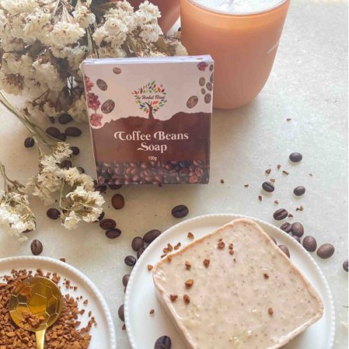 The Herbal Blend: Coffee Beans Bathing Bar - 100gm