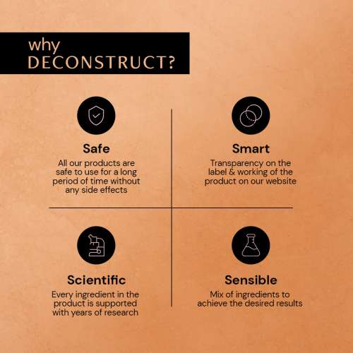 Deconstruct Skincare: Soothing cleansing balm - 0.1% bisabolol and 1% Avena sativa Oil - 50gm