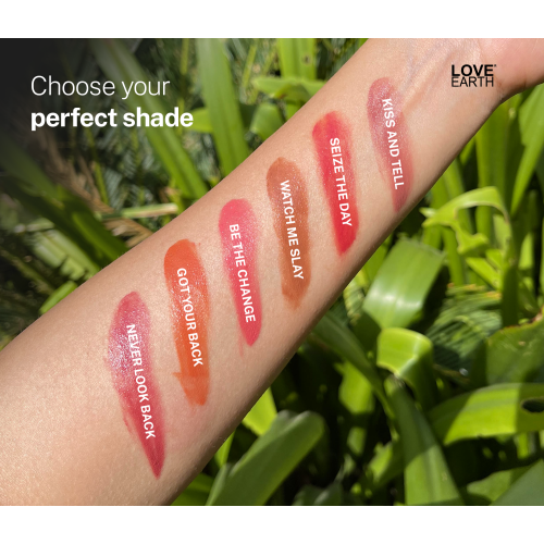 Love Earth: Lip Tint & Cheek Tint Multipot Combo (Ruby Pink & Raspberry Pink) with Richness of Jojoba Oil and Vitamin E for Lips, Eyelids and Cheeks