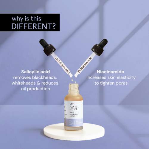 Deconstruct Skincare: Pore Control Serum - 2% Salicylic Acid + 3% Niacinamide - 30ml