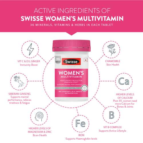 Swisse: Women's Multivitamin Tablets - 30 Tabs