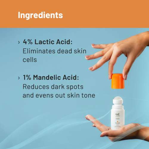 Chemist at Play: Underarm Roll On with 4% Lactic Acid & 1% Mandelic Acid -  Aqua - 40ml