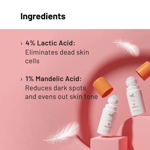 Chemist at Play: Underarm Roll On with 4% Lactic Acid & 1% Mandelic Acid - Peach - 40ml