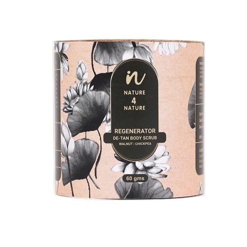 Nature 4 Nature: Regenerator De-Tan Body Scrub - 60 gm
