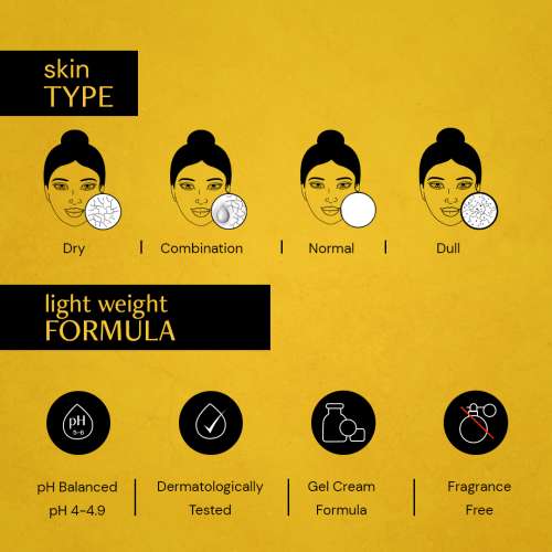 Deconstruct Skincare: Niacinamide Brightening Moisturizer- 5% Niacinamide + 1% Kojic Acid + 5% Vitamin C + Vitamin E - 50gm