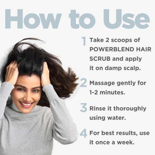 Happier: Powerblend Hair Scrub - 175gm