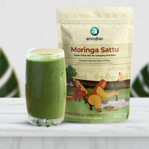 anveshan: Moringa Sattu Drink Mix- 300gm
