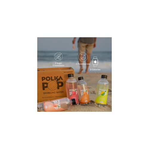 Polka Pop: Assorted Flavours - Pack of 12 (350ml Each)