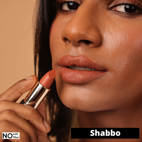 Wearified: Butter to Matte Longwear Lipstick- Shabbo - 4gm Wearified: Butter to Matte Longwear Lipstick- Shabbo - 4gm