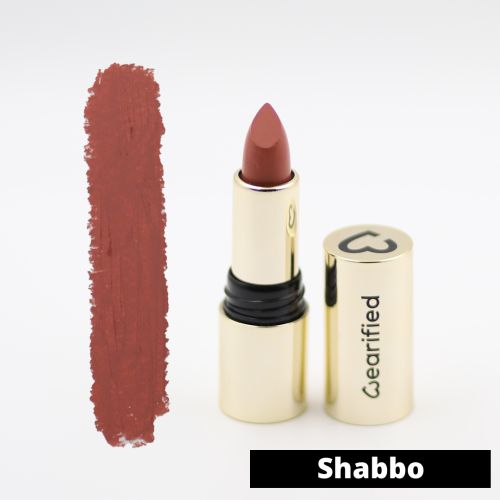 Wearified: Butter to Matte Longwear Lipstick- Shabbo - 4gm Wearified: Butter to Matte Longwear Lipstick- Shabbo - 4gm