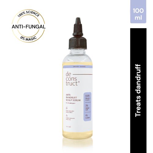 Deconstruct Skincare: Anti-Dandruff Scalp Serum - 0.5% Piroctone Olamine, 2% Salicylic Acid, 1% Prebiotic - 100ml