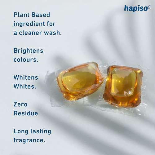 Hapiso: Tropical Breeze Fragrance Laundry Pods - Combo (Pack of 30 Pods)