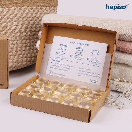 Hapiso: Fragrance Free Laundry Pods - Combo (Pack of 30 Pods)