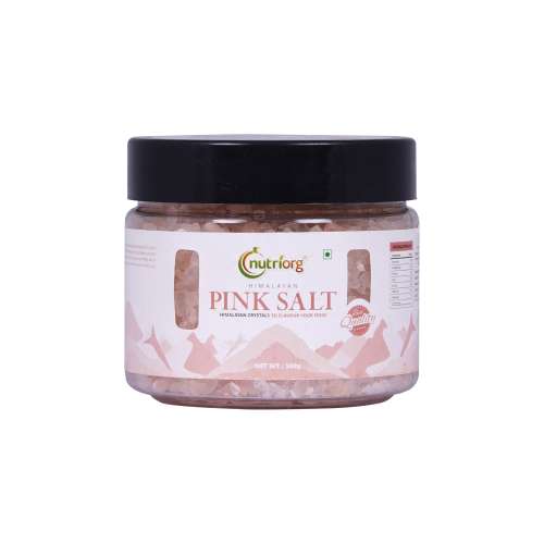 Nutriorg: Pink Salt - 500 gm ( Pack of 3)
