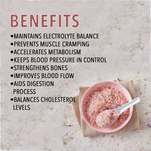 Nutriorg: Pink Salt - 500 gm ( Pack of 3)