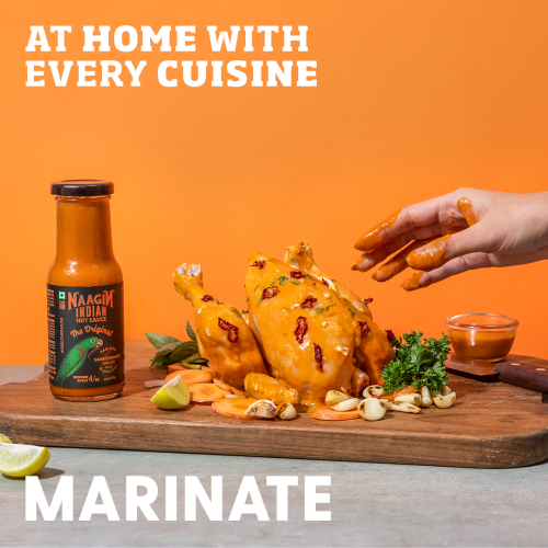 NAAGIN: Indian Hot Chilli Spicy Sauce - The Original - 230gm