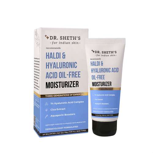 Dr. Sheth's: Haldi & Hyaluronic Acid Oil-Free Moisturizer - 50g