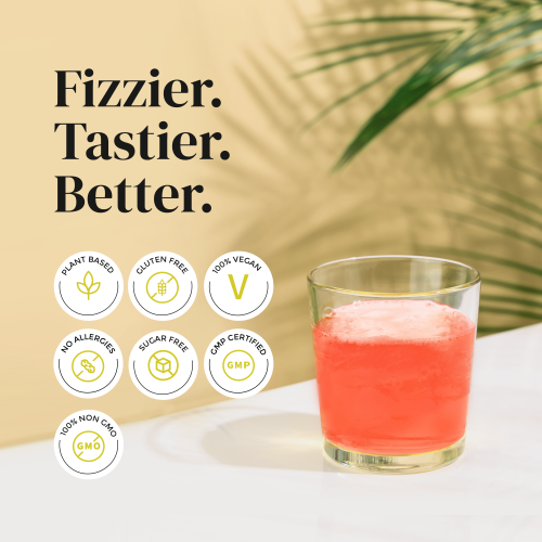 Wellbeing Nutrition: Apple Cider Vinegar with Garcinia Cambogia , Pomegranate (17 Effervescent Tablets) - Pack of 4 - 68gm each