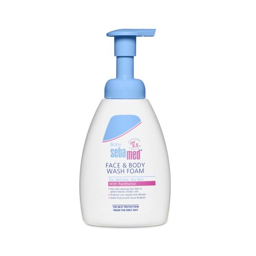 SEBAMED: Baby Face & Body Wash Foam - 400ml