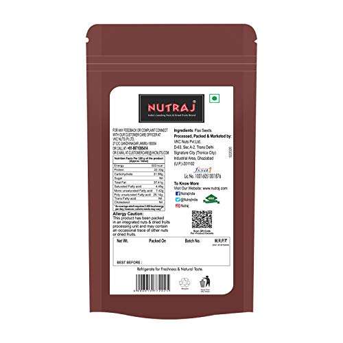 Nutraj: Flax Seeds - Pack of 3 -200gm each
