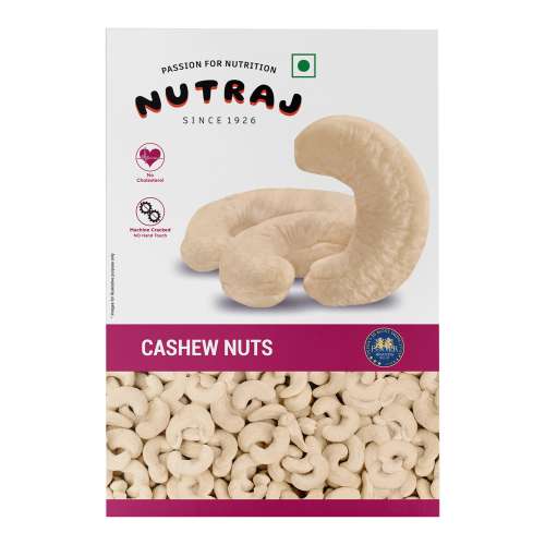 Nutraj: Cashew Nuts (Plain) W240 - 200gm